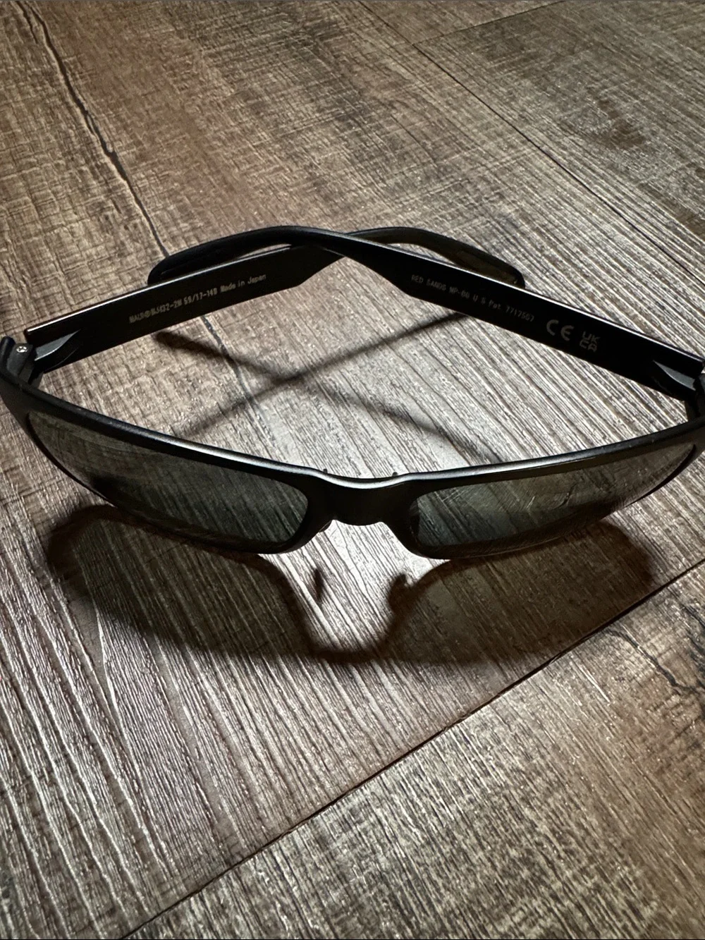Maui Jim Red Sands Black Frame Polarized Sunglasses with Brown Case